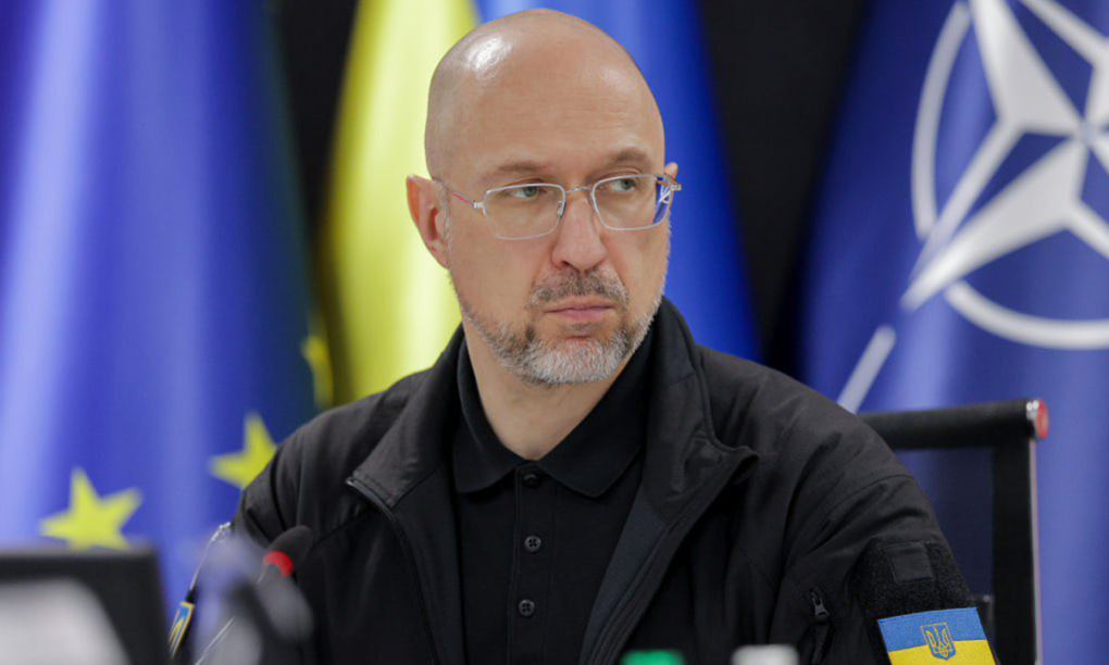 Bộ trưởng Shmyhal trong cuộc họp với Nhóm Liên lạc Quốc phòng Ukraine (UDCG) hôm 21/7. Ảnh: X/Denys_Shmyhal