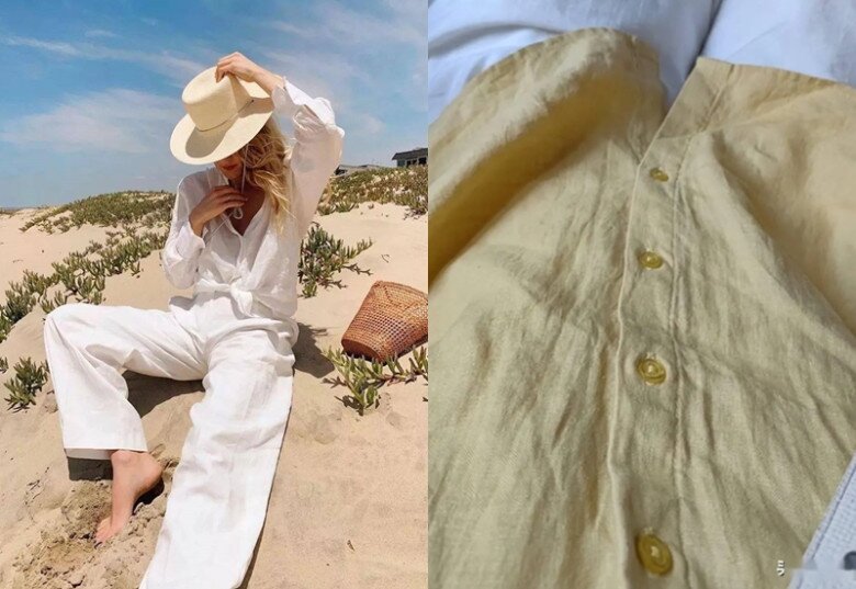 Nếu không có thời gian là lượt kỹ càng mỗi lần mặc, bạn nên cân nhắc trước khi sắm quá nhiều đồ vải lanh trong mùa hè. Bởi chỉ cần vài nếp gấp sai chỗ, bộ đồ đẹp cũng hóa “dừ” và lôi thôi ngay.