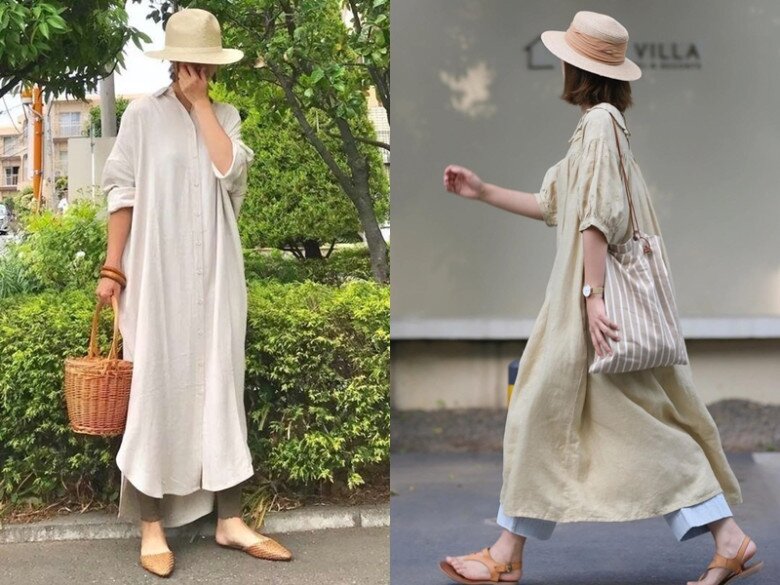 Tương tự quần ống rộng siêu dài, những chiếc váy vừa dài vừa rộng, không có điểm nhấn eo sẽ chỉ nuốt dáng của phái đẹp.