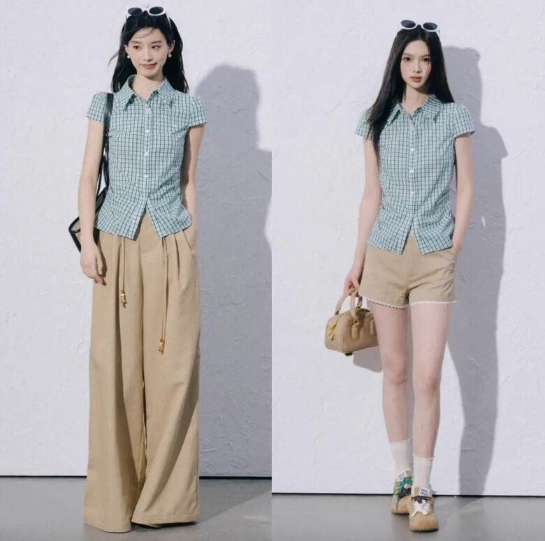 3 kiểu phối áo sơ mi caro amp;#34;dễ ẹtamp;#34; mà ai cũng nên ai biết: Mặc vào là trẻ ra 5 tuổi, hack dáng đến ngỡ ngàng - 7