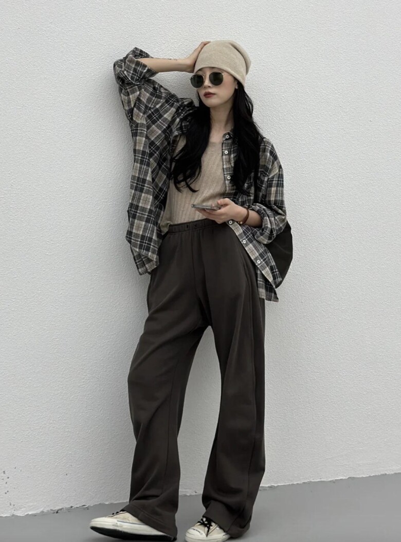 3 kiểu phối áo sơ mi caro amp;#34;dễ ẹtamp;#34; mà ai cũng nên ai biết: Mặc vào là trẻ ra 5 tuổi, hack dáng đến ngỡ ngàng - 8