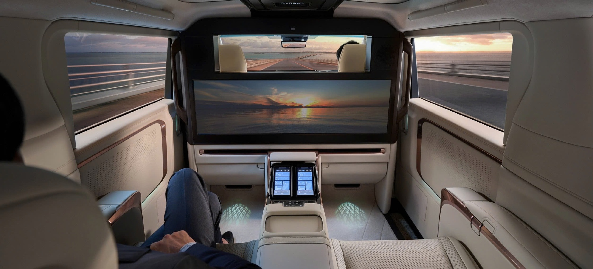 Lexus LM có bản nâng cấp mới: Cải thiện khả năng cách âm, đổi vị trí mở cửa tiện lợi hơn, điều chỉnh độ sáng đèn nội thất- Ảnh 5.