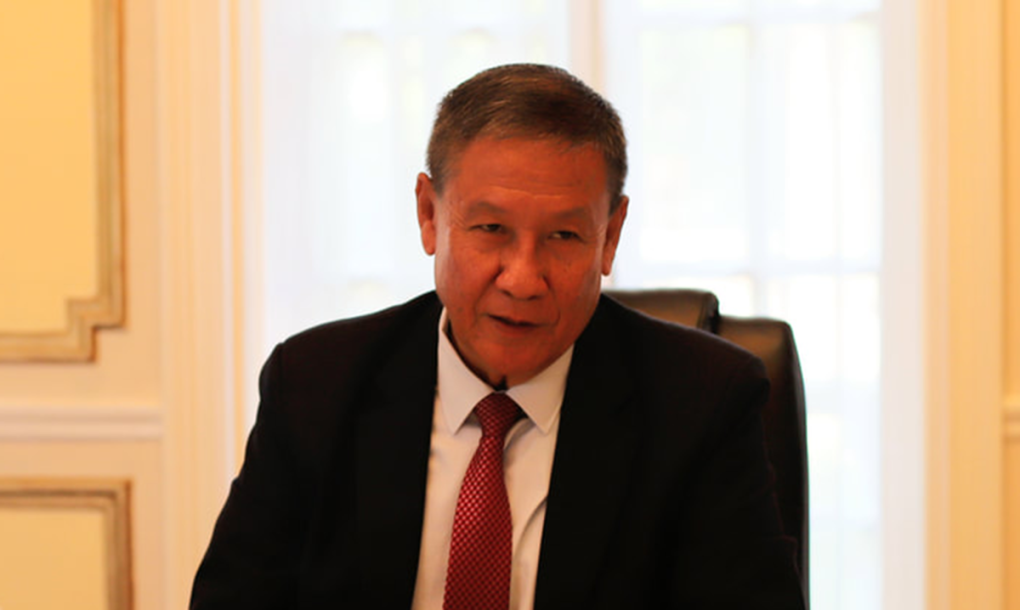 Ông Keo Chhea tại Mỹ hồi năm 2022. Ảnh: Đại sứ quán Campuchia tại Washington