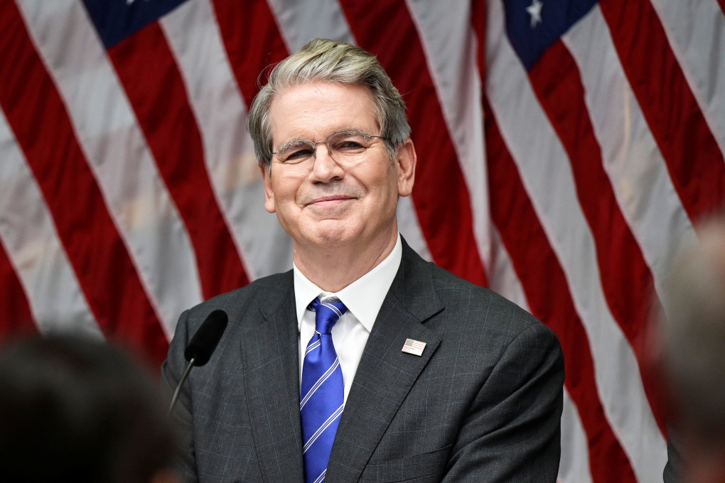 Bộ trưởng Tài chính Mỹ Scott Bessent trong cuộc họp báo hôm 29/7 tại Stockholm. Ảnh: Reuters