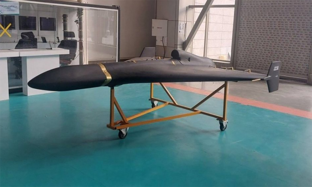 UAV Shahed-238 được Iran ra mắt hồi năm 2023. Ảnh: Army Recognition