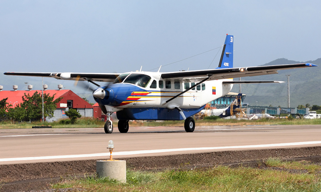 Phi cơ Cessna 208B Grand Caravan của không quân Venezuela hồi năm 2011. Ảnh: Airliners