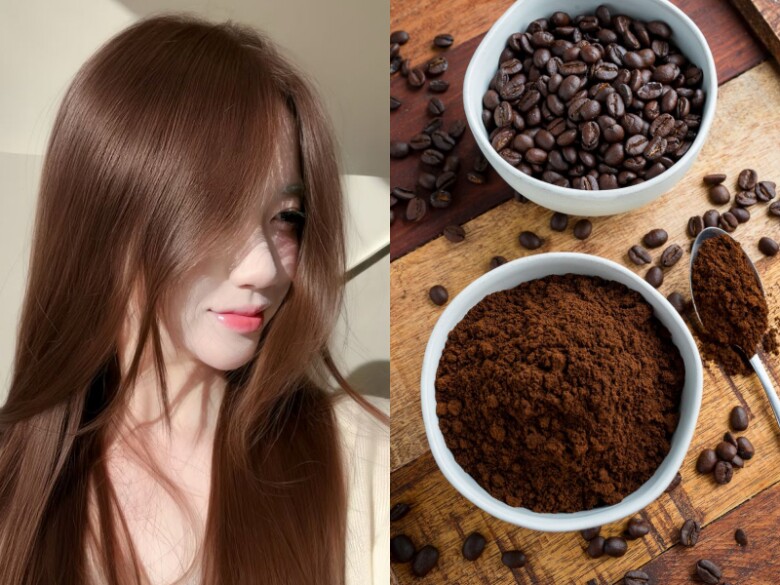 Nhuộm tóc bằng cà phê được nhiều chị em yêu thích nhờ cách thực hiện đơn giản và tạo hiệu ứng tóc ánh nâu tự nhiên.
