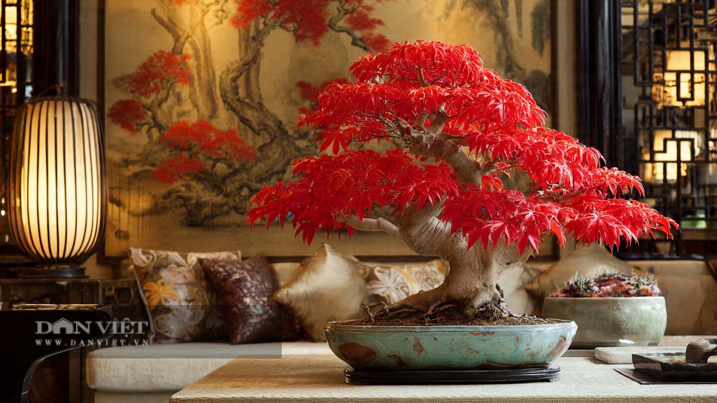 Ở dáng bonsai, cây cảnh là một bản giao hưởng màu sắc.