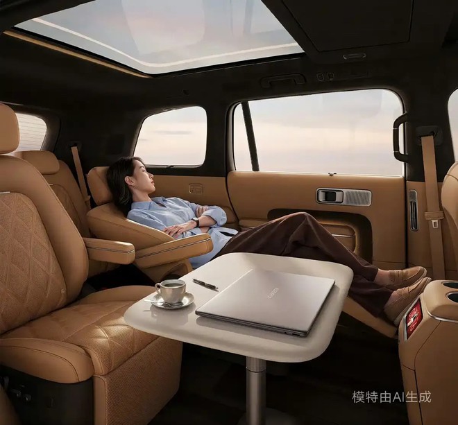 SUV mới của Xiaomi có kích thước lớn hơn Palisade, dáng hông như Cullinan, động cơ hybrid chạy tới 370km không cần xăng - Ảnh 5.