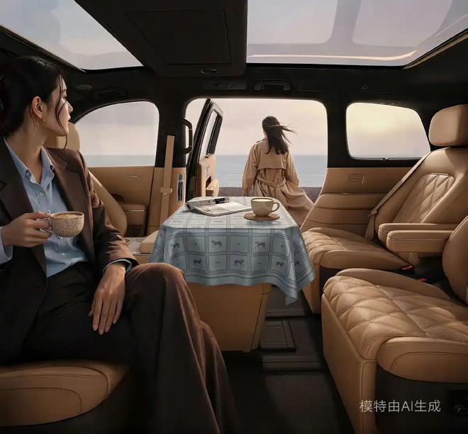 SUV mới của Xiaomi có kích thước lớn hơn Palisade, dáng hông như Cullinan, động cơ hybrid chạy tới 370km không cần xăng - Ảnh 6.