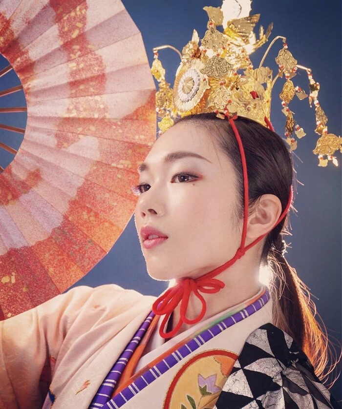Hoa hậu Kanako Date là di duệ đời thứ 21 của gia tộc samurai lừng danh Nhật Bản thời phong kiến.