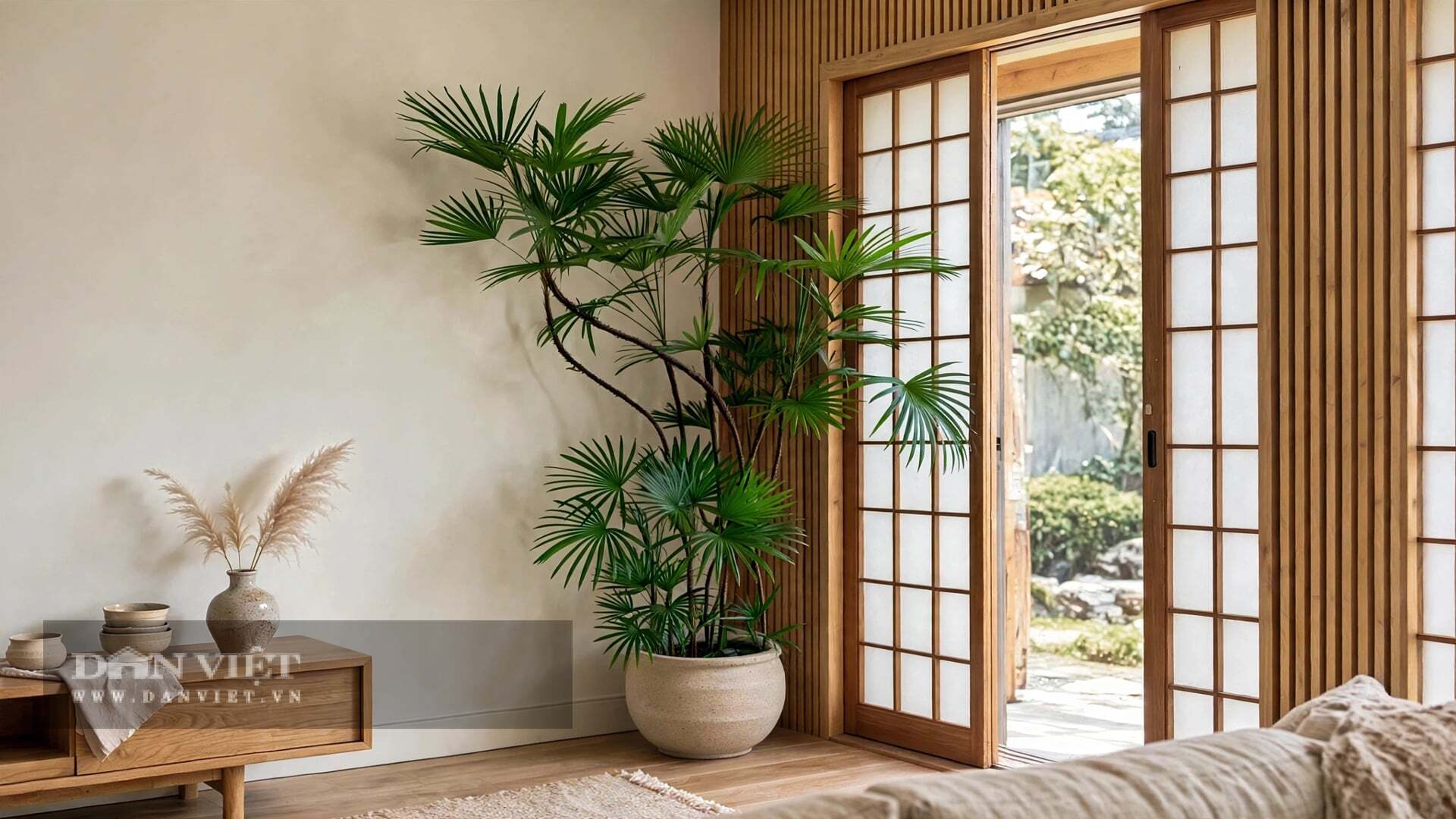 Màu xanh của cây cảnh là màu xanh của núi xa