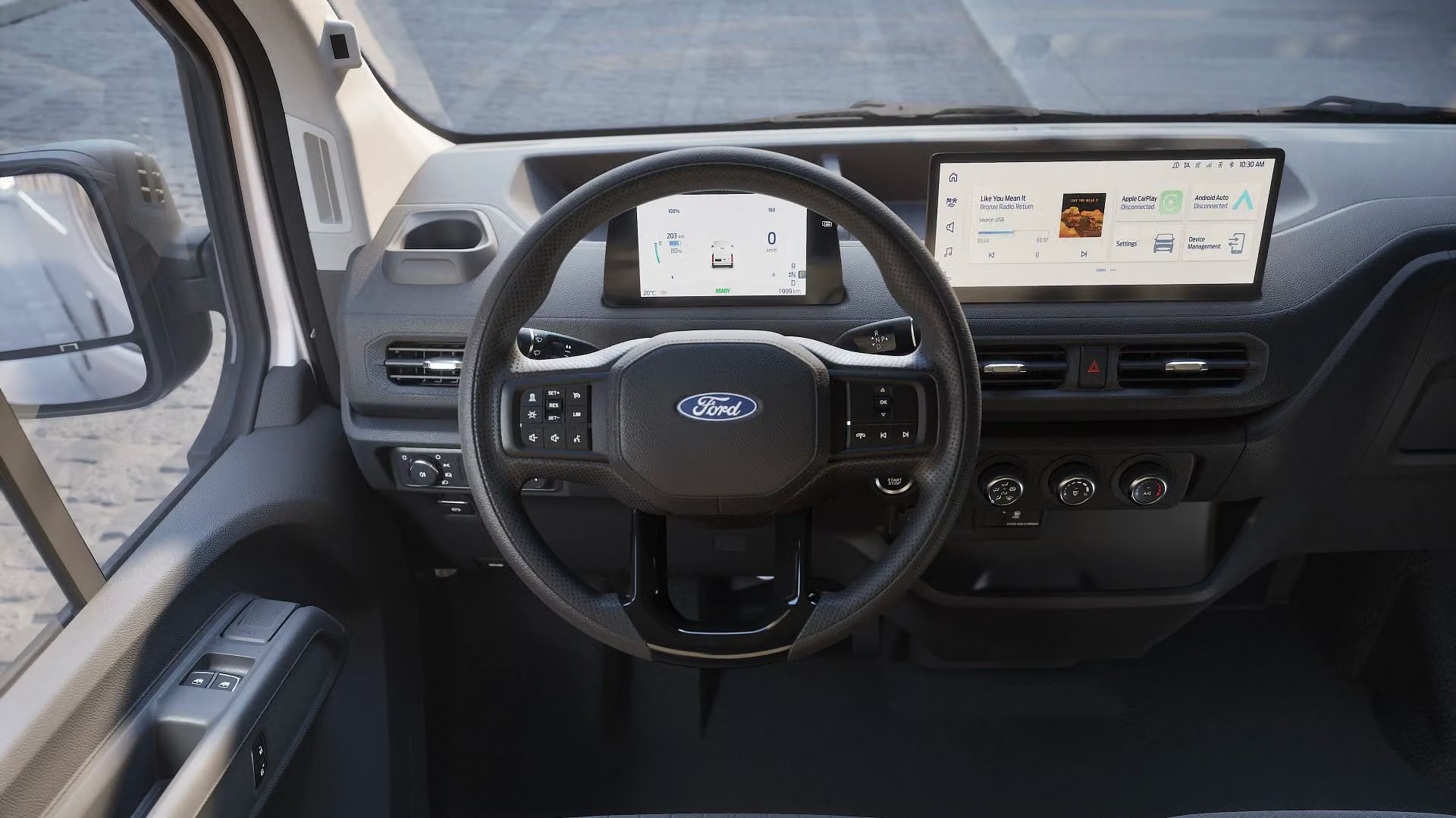 Ford Transit City - Phiên bản tối ưu chở hàng nhưng có hẳn màn hình lớn, ADAS, động cơ điện chạy hơn 380km/sạc - Ảnh 2.
