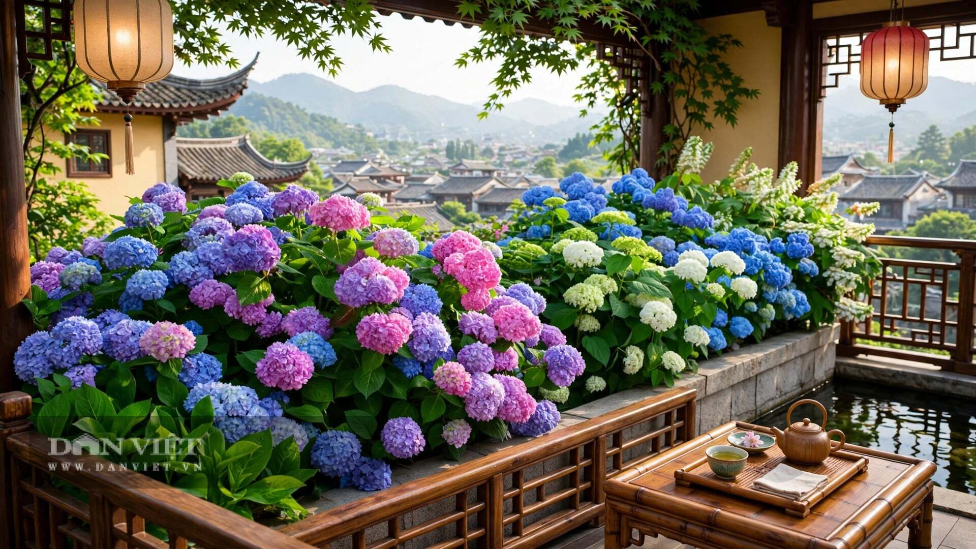 Đôi khi, một cây cảnh cho ra ba màu