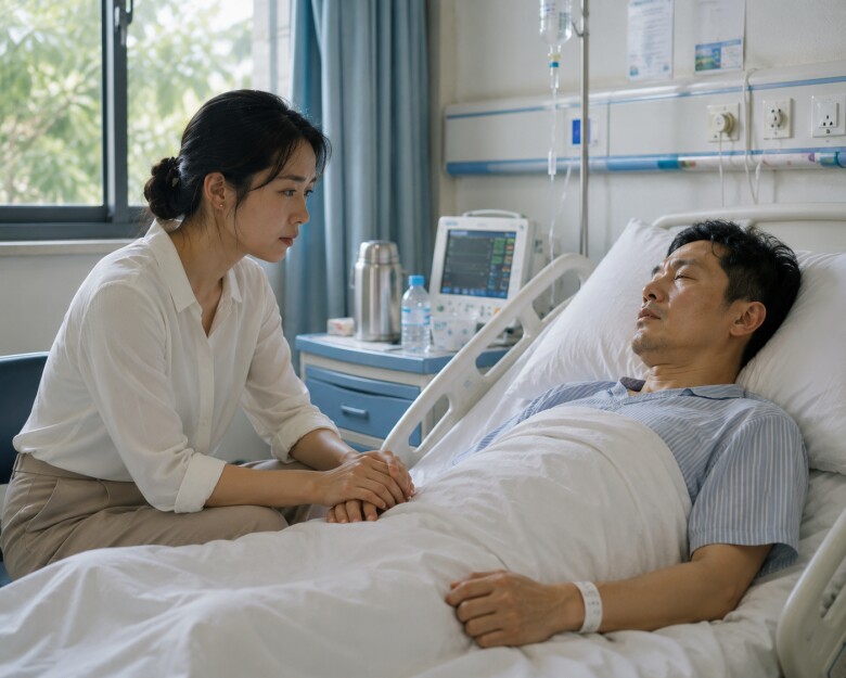 Tôi không ngờ chồng lại mắc bệnh ung thư dạ dày. (Ảnh minh họa)