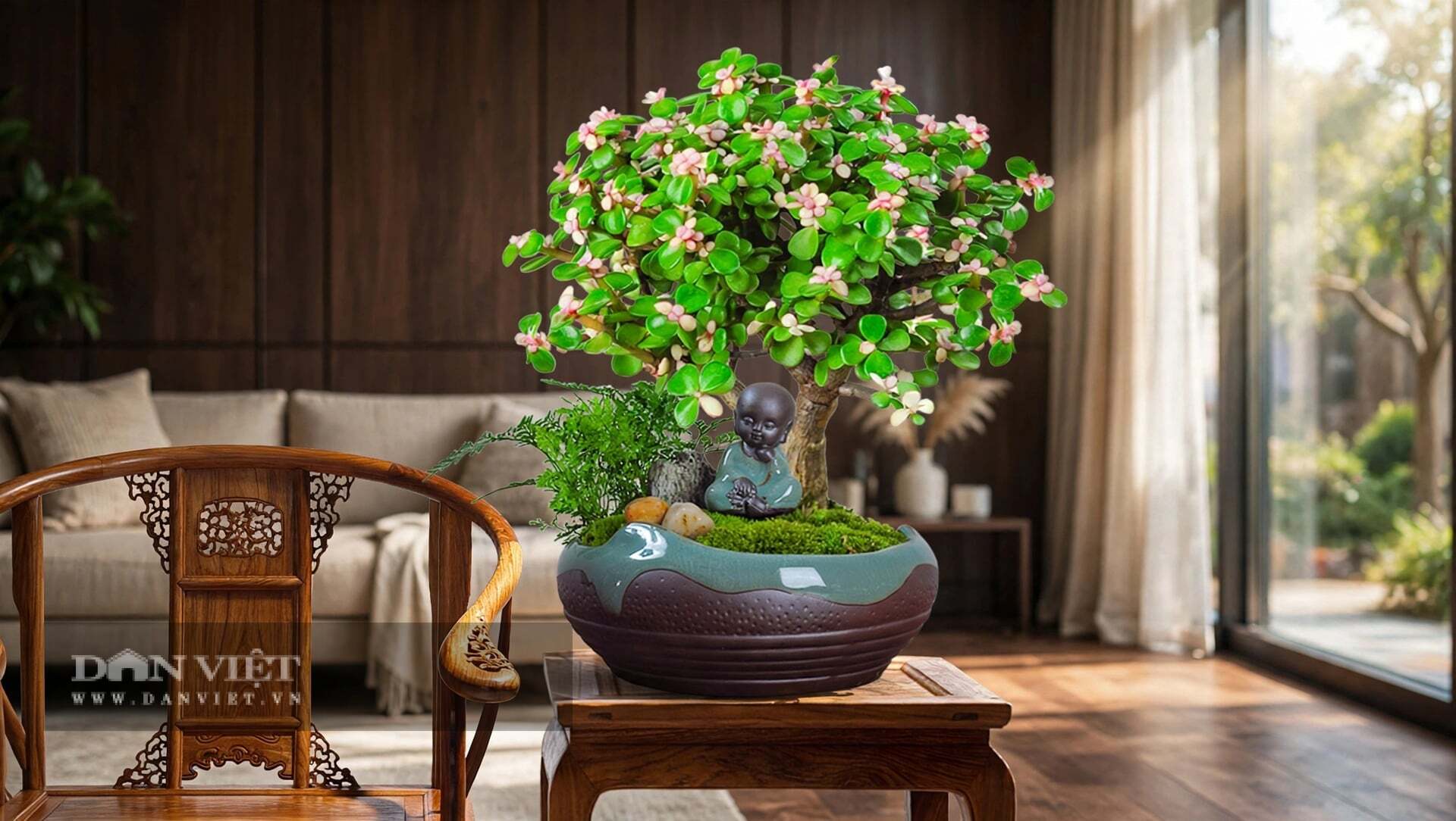Vẻ đẹp của cây cảnh không ở hoa, mà ở cốt cách.