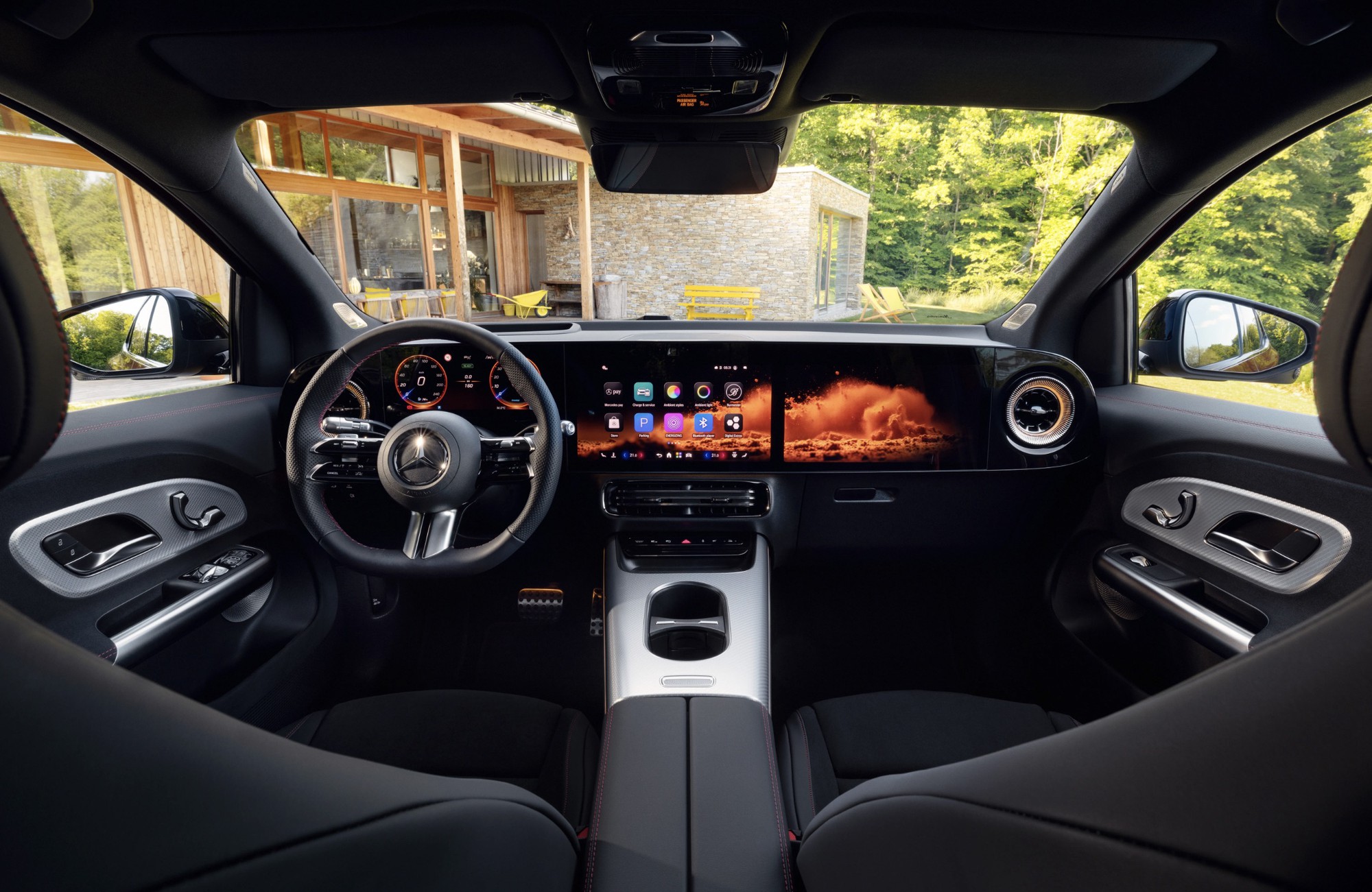 Mercedes-Benz GLA 2027 ra mắt: SUV điện chạy 657 km, sạc nhanh lên đến 320 kW, vẫn có bản hybrid cho người sợ đi cắm sạc - Ảnh 5.