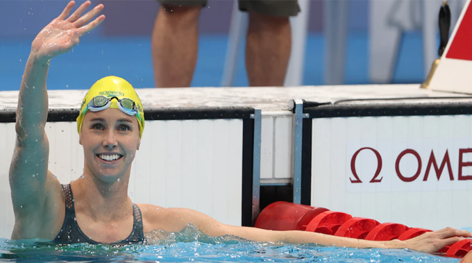 Emma McKeon giành bảy huy chương trong đó có bốn vàng tại Olympic Tokyo. Ảnh: AFP