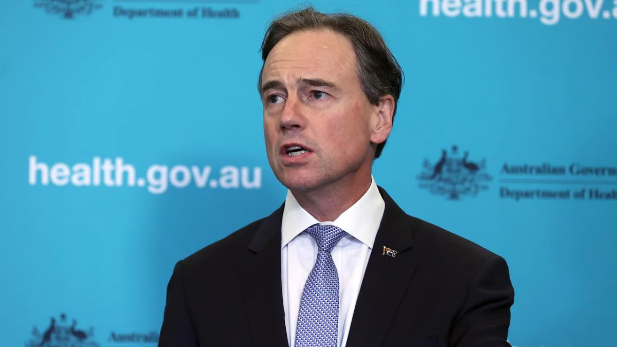 Bộ trưởng Y tế Australia Greg Hunt. Nguồn: Gary Ramage