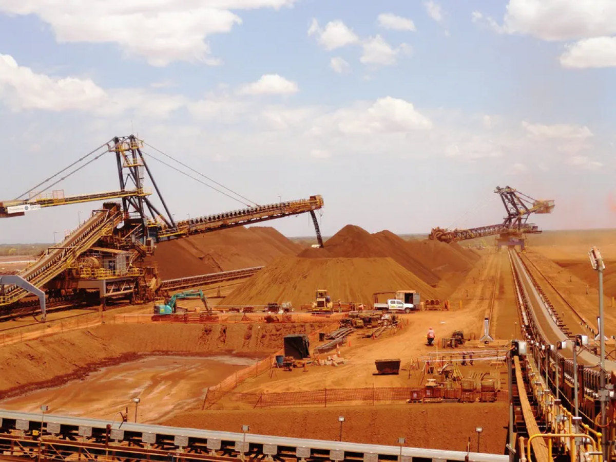 Quặng sắt là mặt hàng thúc đẩy giá trị hàng hóa Australia xuất khẩu sang Trung Quốc. (Nguồn: AAP)