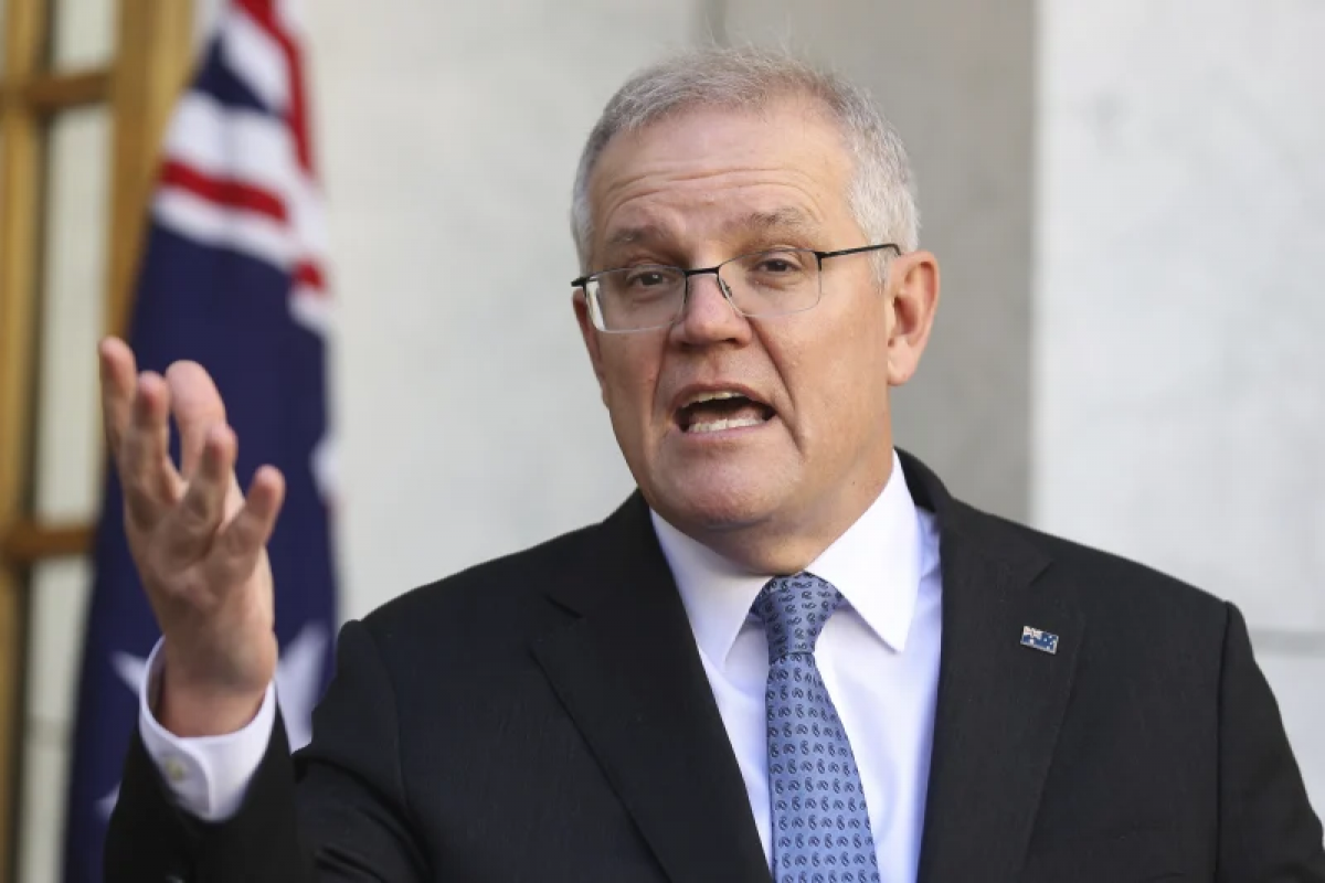 Thủ tướng Australia Scott Morrison. Nguồn: Alex Ellinghausen