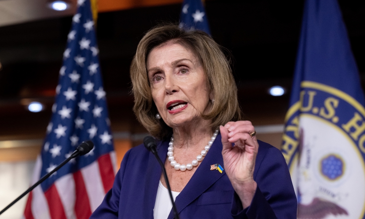 Chủ tịch Hạ viện Mỹ Nancy Pelosi tại Đồi Capitol ở thủ đô Washington hôm 29/7. Ảnh: AFP.