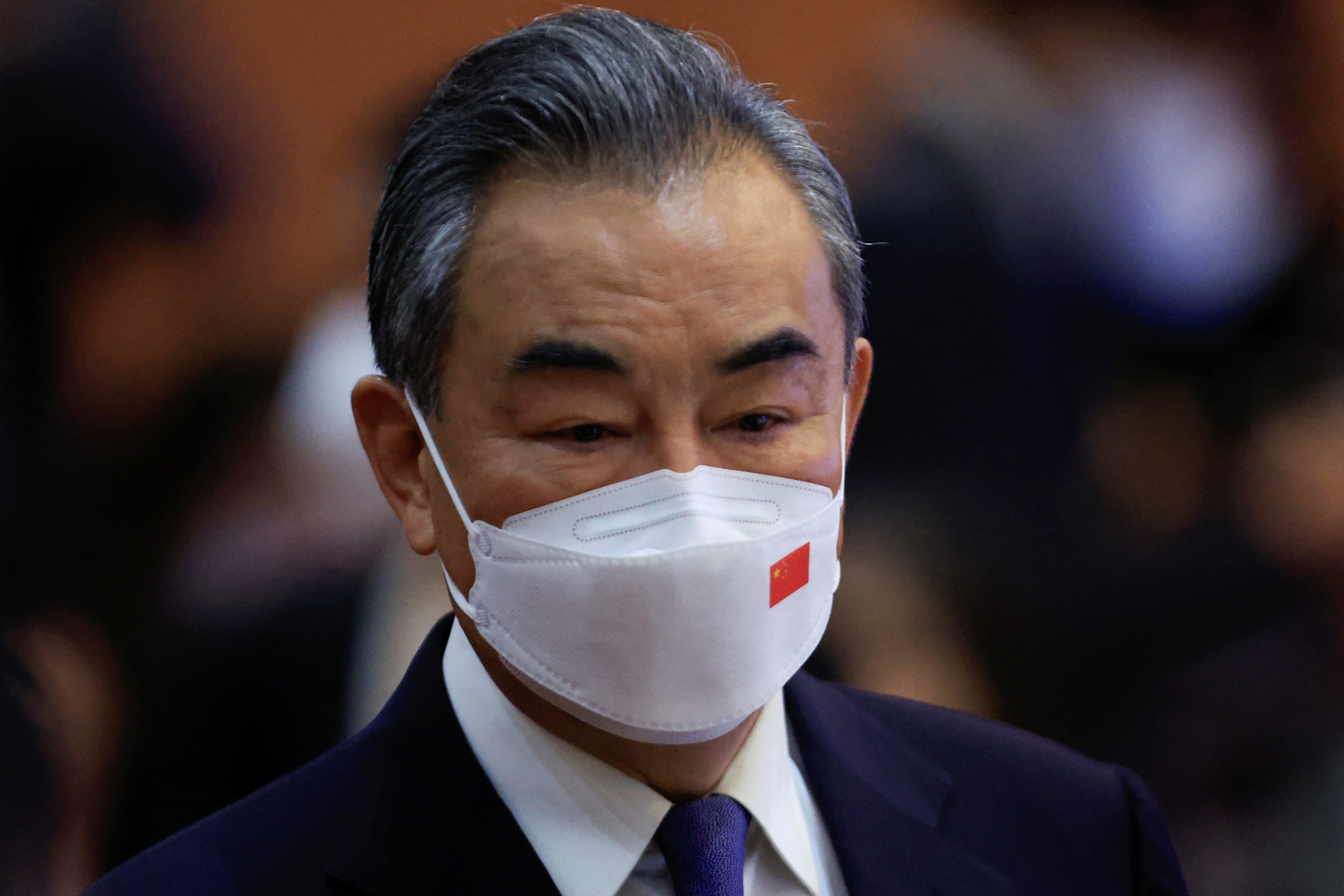 Chinese Foreign Minister Wang Yi attends the ASEAN Foreign Ministers Meeting in Phnom Penh, Cambodia August 4, 2022. REUTERS/Soe Zeya Tun