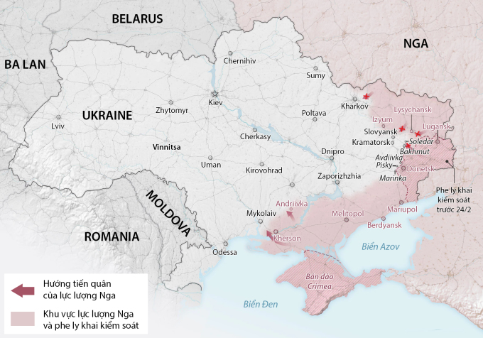 Vị trí của Pisky. Đồ họa: Washington Post.