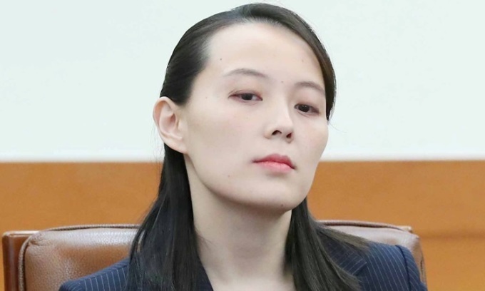 Kim Yo-jong, em gái lãnh đạo Triều Tiên Kim Jong-un, tại Hàn Quốc đầu năm 2018. Ảnh: Reuters.