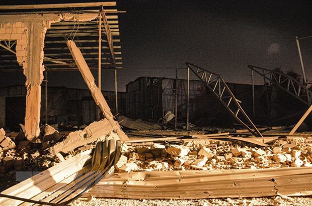 SOHR: Israel tan cong 64 muc tieu tai Syria tu dau nam den nay hinh anh 1