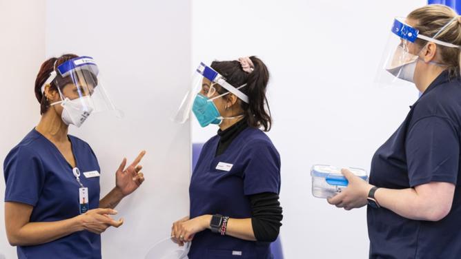 Student nurses and midwives will have their university fees paid off by the Victorian government. (Daniel Pockett/AAP PHOTOS)