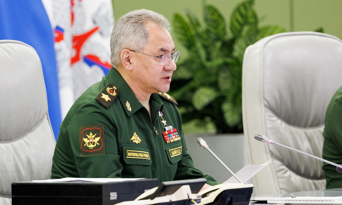 Bộ trưởng Quốc phòng Nga Sergey Shoigu tại Moskva hôm 31/7. Ảnh: Reuters