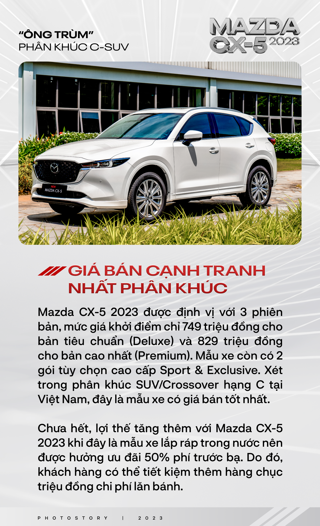 Nếu vẫn chưa tin Mazda CX-5 2023 là ông trùm phân khúc C-SUV thì 10 lý do sau đây đủ sức chứng minh điều đó - Ảnh 2. Nếu vẫn chưa tin Mazda CX-5 2023 là ông trùm phân khúc C-SUV thì 10 lý do sau đây đủ sức chứng minh điều đó - Ảnh 2.