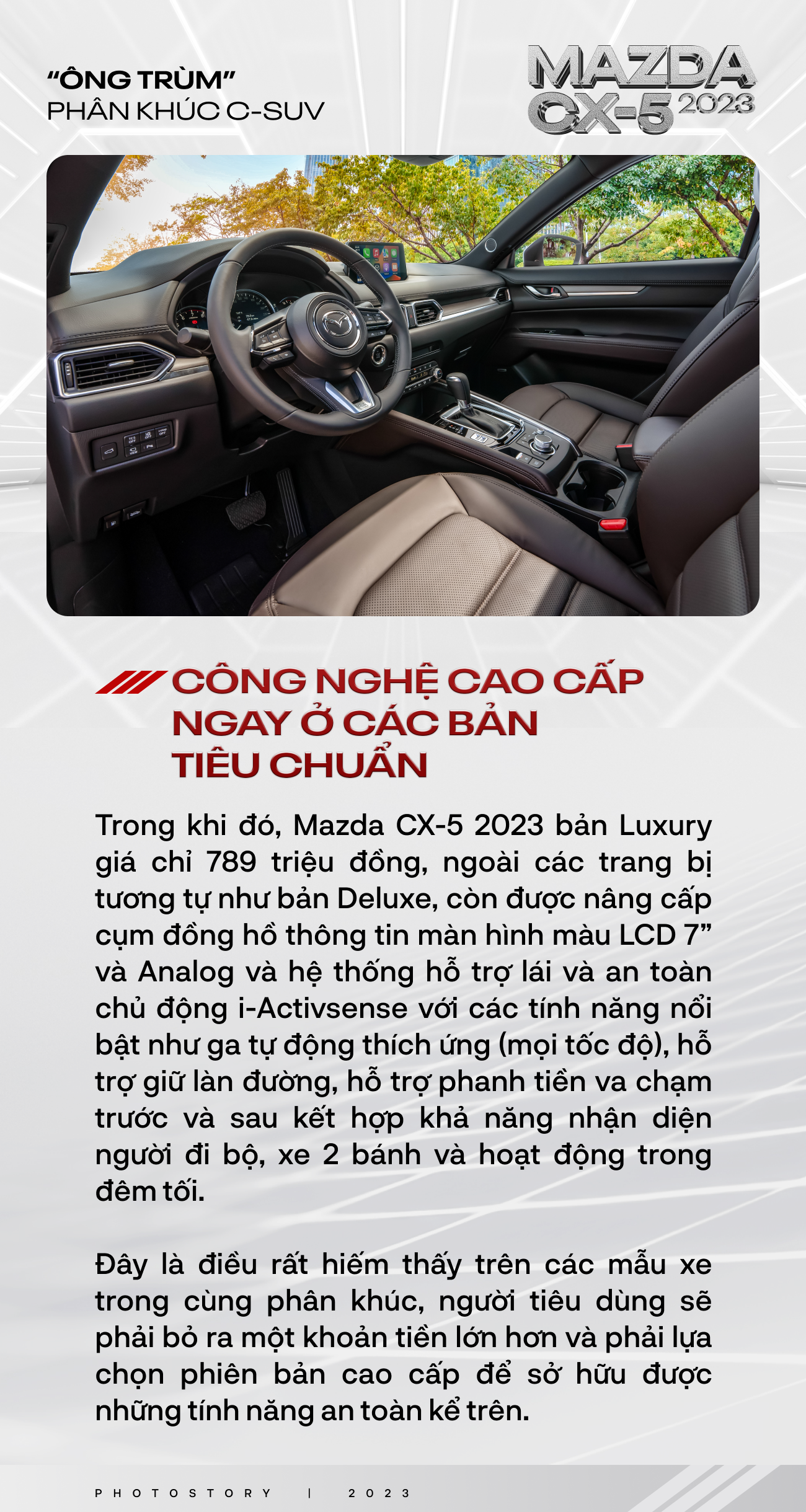 Nếu vẫn chưa tin Mazda CX-5 2023 là ông trùm phân khúc C-SUV thì 10 lý do sau đây đủ sức chứng minh điều đó - Ảnh 4. Nếu vẫn chưa tin Mazda CX-5 2023 là ông trùm phân khúc C-SUV thì 10 lý do sau đây đủ sức chứng minh điều đó - Ảnh 4.