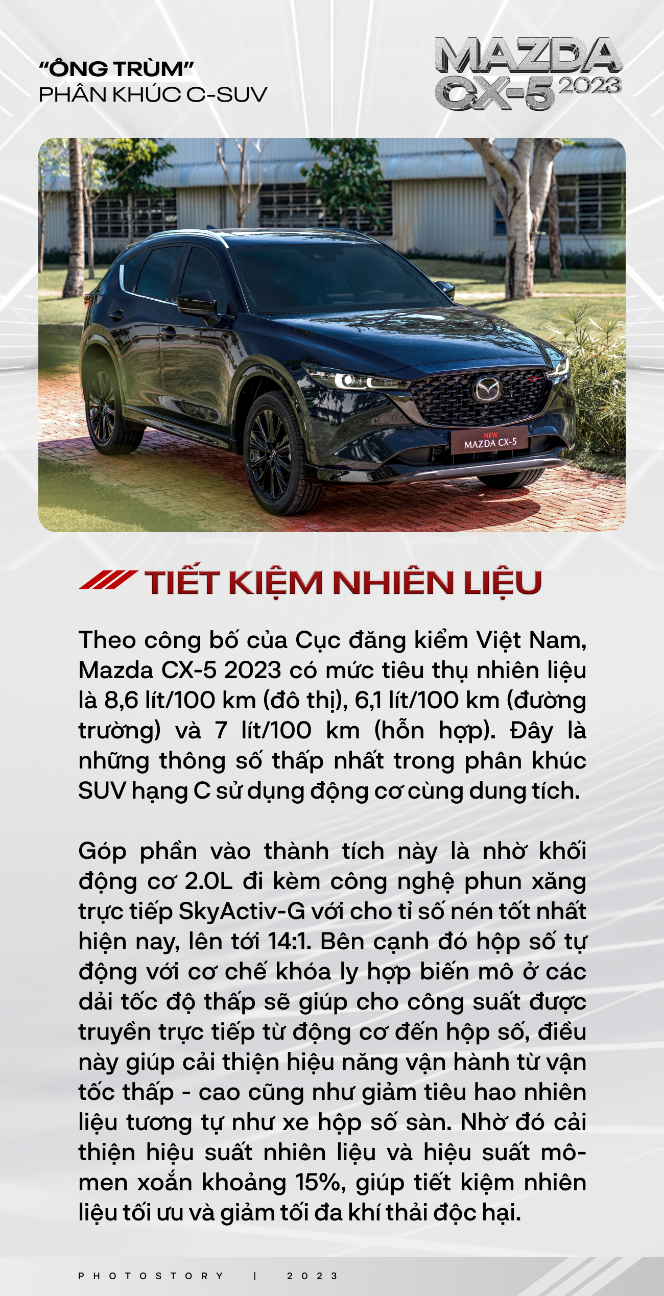 Nếu vẫn chưa tin Mazda CX-5 2023 là ông trùm phân khúc C-SUV thì 10 lý do sau đây đủ sức chứng minh điều đó - Ảnh 7. Nếu vẫn chưa tin Mazda CX-5 2023 là ông trùm phân khúc C-SUV thì 10 lý do sau đây đủ sức chứng minh điều đó - Ảnh 7.