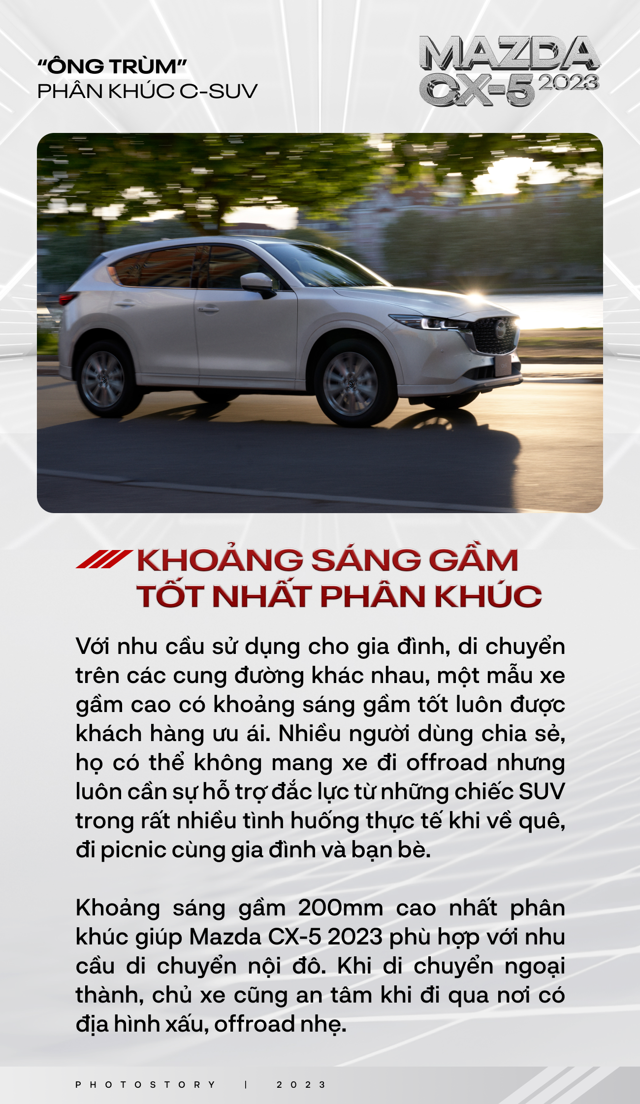 Nếu vẫn chưa tin Mazda CX-5 2023 là ông trùm phân khúc C-SUV thì 10 lý do sau đây đủ sức chứng minh điều đó - Ảnh 9. Nếu vẫn chưa tin Mazda CX-5 2023 là ông trùm phân khúc C-SUV thì 10 lý do sau đây đủ sức chứng minh điều đó - Ảnh 9.