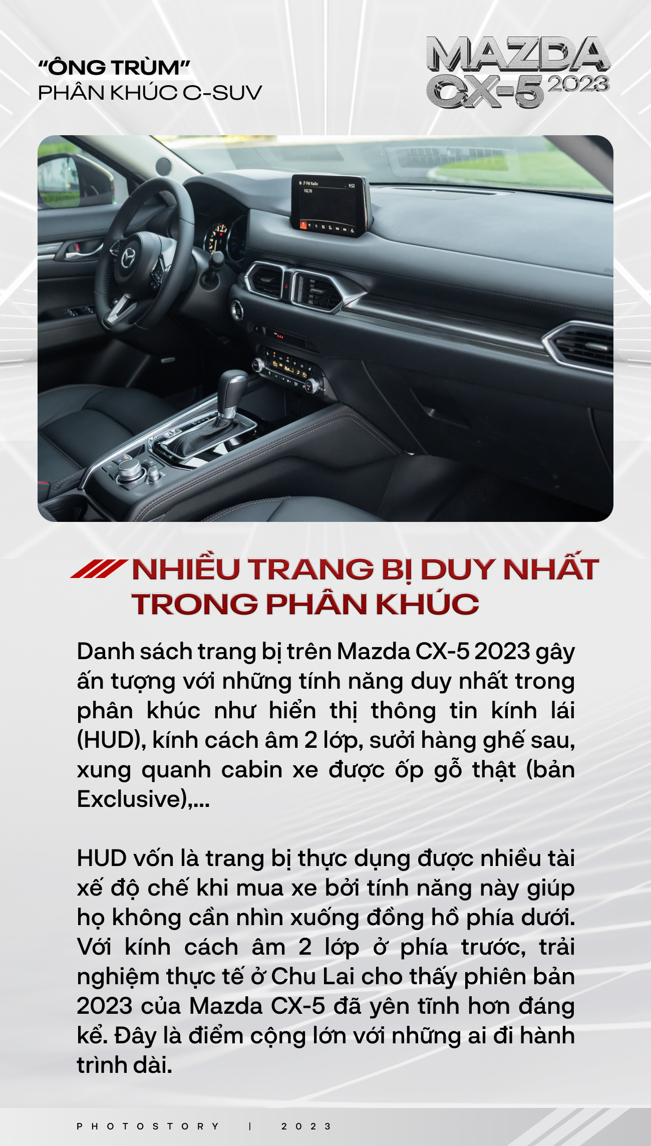 Nếu vẫn chưa tin Mazda CX-5 2023 là ông trùm phân khúc C-SUV thì 10 lý do sau đây đủ sức chứng minh điều đó - Ảnh 10. Nếu vẫn chưa tin Mazda CX-5 2023 là ông trùm phân khúc C-SUV thì 10 lý do sau đây đủ sức chứng minh điều đó - Ảnh 10.
