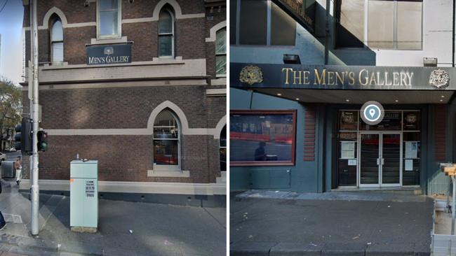 Three men were allegedly stabbed at adult entertainment club The Men’s Gallery in Melbourne’s CBD on Sunday morning.