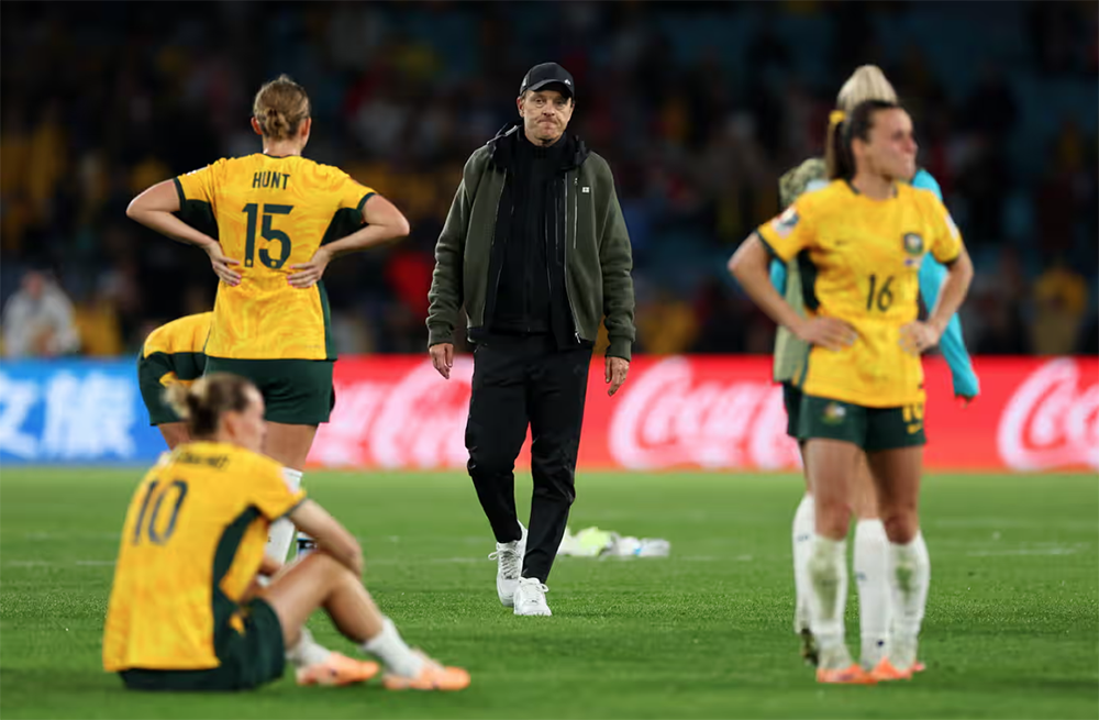 Nỗi buồn của chủ nhà Australia khi không thể vào chung kết trong kỳ World Cup 2023 trên sân nhà.