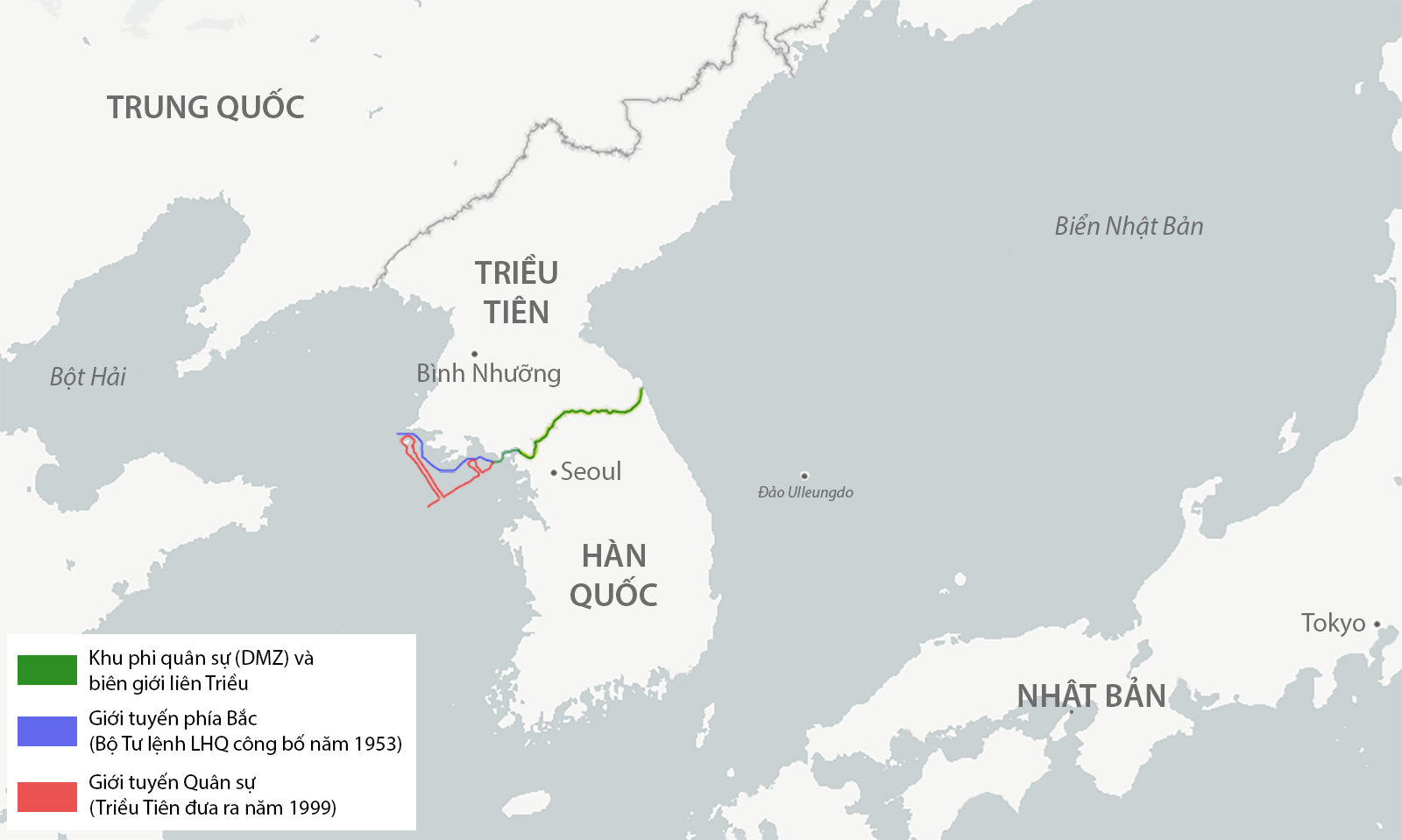 Bán đảo Triều Tiên. Đồ họa: CSIS