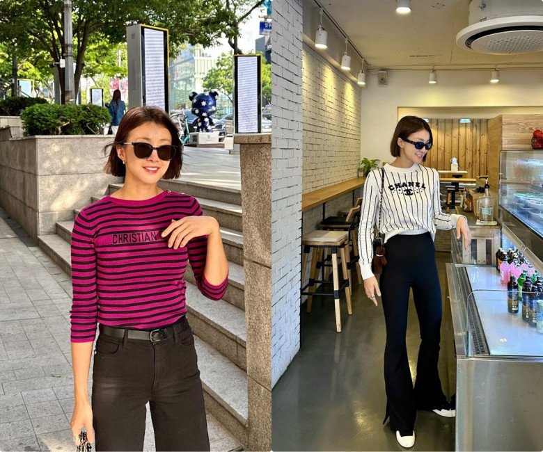 3 combo thời trang thu - đông phụ nữ Hàn rất yêu: Len dệt kim, áo gi-lê và quần bò treo lên ngôi - 8