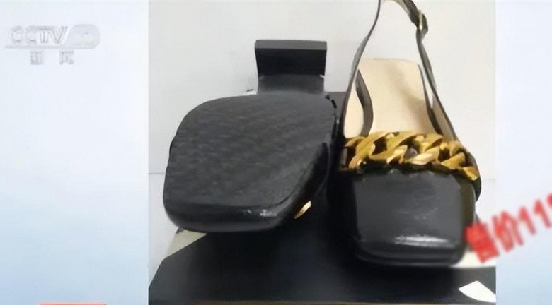 Một số sản phẩm giày cao gót trên thị trường Trung Quốc được kiểm tra là hàng kém chất lượng, chứa chất gây hại sức khỏe.