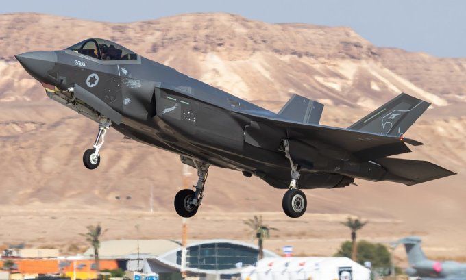 Tiêm kích F-35I của Israel bay huấn luyện hồi năm 2021. Ảnh: Jetphotos