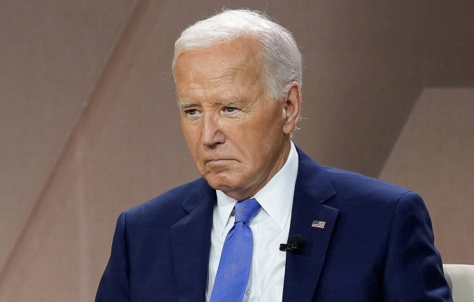 Tổng thống Mỹ Joe Biden tại sự kiện bên lề hội nghị thượng đỉnh NATO ở Washington ngày 11/7. Ảnh: AP