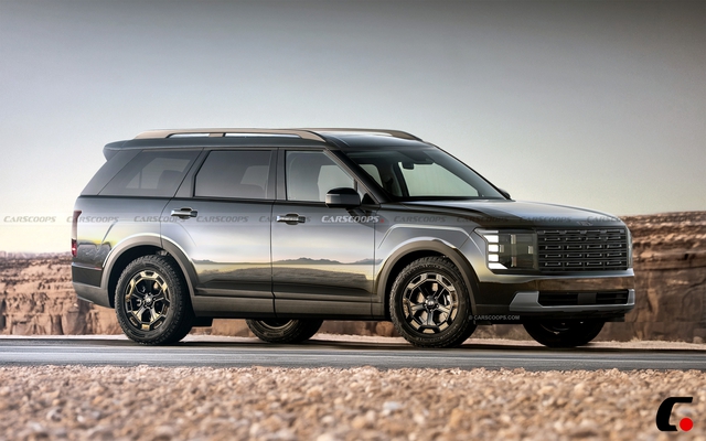 Đây là những gì sẽ có trên Hyundai Palisade 2026: Lớn hơn hẳn đời trước, như Santa Fe phóng to, nội thất 'vay mượn' xe điện Ioniq 7- Ảnh 2.