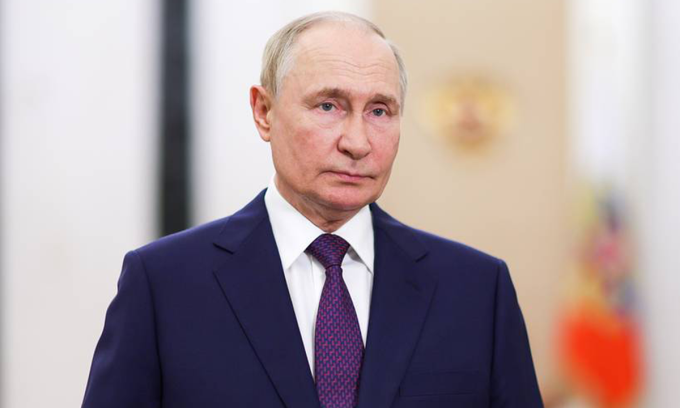 Ông Putin trong bức ảnh đăng ngày 12/8. Ảnh: TASS