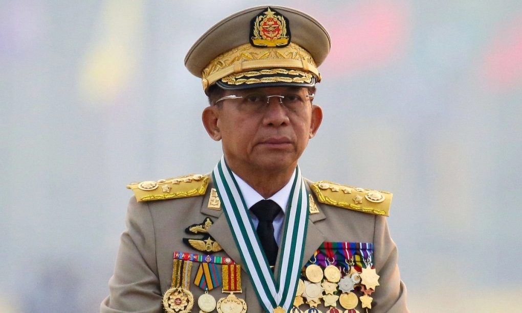 Thống tướng Min Aung Hlaing. Ảnh: Reuters