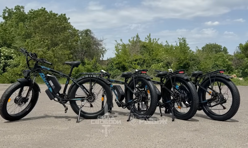 Mẫu xe điện được lực lượng Ukraine sử dụng trong chiến dịch giải cứu. Ảnh: Lữ đoàn Vệ binh Quốc gia số 4 Ukraine