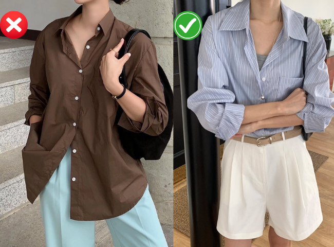 5 kiểu quần áo tưởng đẹp nhưng chị em amp;#34;nấm lùnamp;#34; nên né xa, mặc vừa luộm thuộm vừa dìm dáng thê thảm  - 1