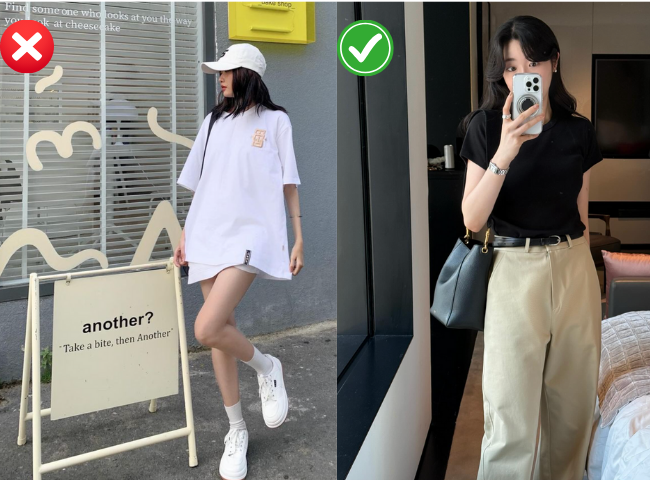 5 kiểu quần áo tưởng đẹp nhưng chị em amp;#34;nấm lùnamp;#34; nên né xa, mặc vừa luộm thuộm vừa dìm dáng thê thảm  - 2